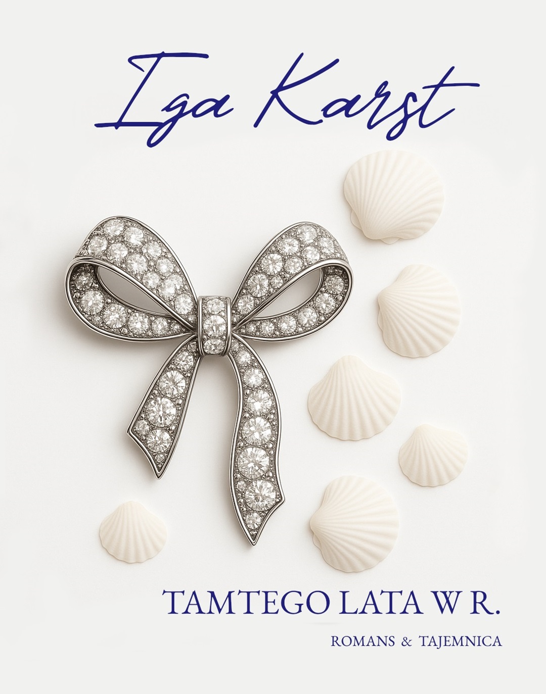 Okładka powieści „Tamtego lata w R.” autorstwa Igi Schmidt Karst.